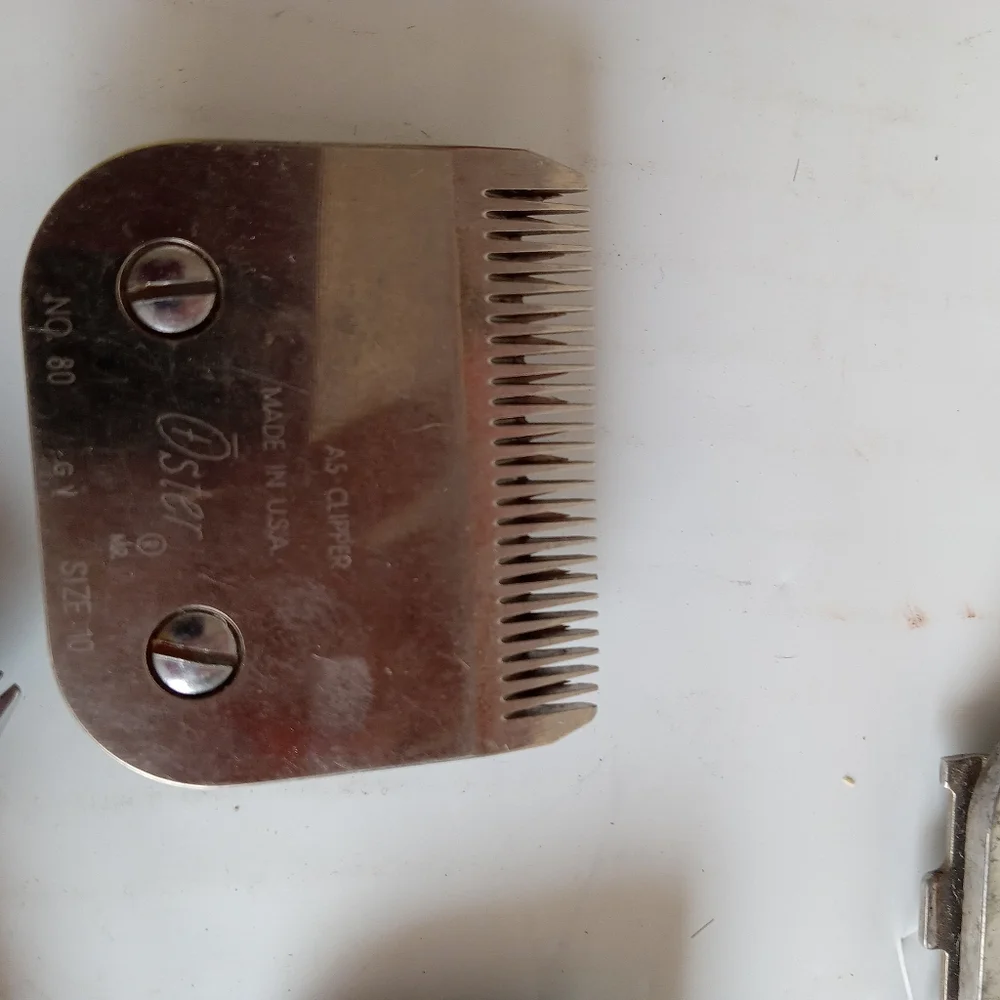 Lot of Oster Blades Detachable Clip
